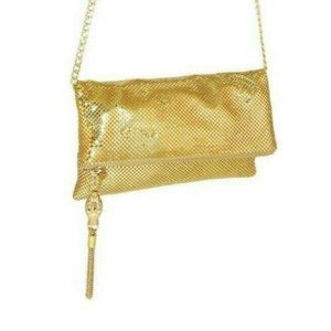 COPY - Whiting & Davis Gold Mesh Snake Key Chain